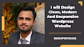 design clean modern and responsive wordpress website