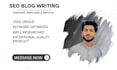 do SEO content writing, blog post writing, and article writing