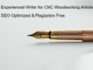 write SEO articles on cnc woodworking tools and machines