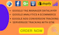 setup or fix google ads enhanced conversion and ga4 ecommerce tracking with GTM