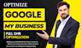 optimize google my business listing for gmb ranking and seo