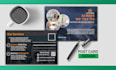 design print ready postcard,magazine ad or newspaper layout