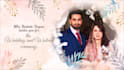 create pre wedding and wedding video albums with an invitation