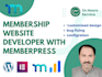 design a customized membership website with memberpress