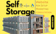 design self storage website, set self storage ads, storage facility storage unit