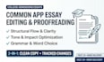 professionally edit your common app essay