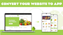 convert your website into an android and ios app