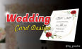 design stylish wedding invitation card for you