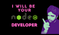 be your nodejs developer