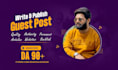 write and publish 7 guest posts on 92 da websites