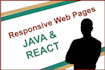 create responsive web application using java and react js