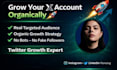grow your twitter x account with real organic followers