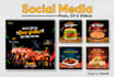 do creative social media design, post, banner ads