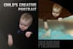 do creative child portrait retouch in photoshop