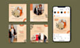 create posts for instagram, facebook or youtube , post instagram , post design