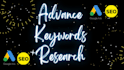 do advanced keyword research and competitor analysis for google ppc ads