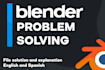 solve any blender 3d problem you need help with