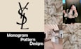 design a seamless luxury monogram pattern for your brand