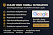 erase negative links, remove mugshots, cases, news articles and blogs in google