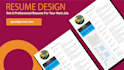 design professional resume design and resume writing