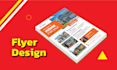 do professional real estate flyer and banner design