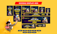 design awesome display ads, google ads banner, web banner