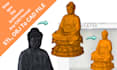convert stl, obj, or mesh file to accurate step or solid cad model