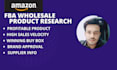 do amazon fba wholesale product hunting