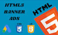 design attractive animated HTML5 banner ads