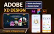 design mobile app UI or website UI in adobe xd or figma