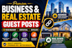 publish business and real estate guest post backlinks