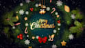 create a beautiful merry christmas video