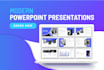 create modern professional powerpoint presentation