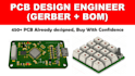design your pcb boards with gerber and bom files