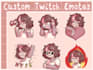 draw custom twitch emotes or sub badges