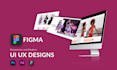 create engaging figma website UI UX design