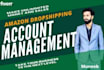 manage amazon dropshipping account, fbm virtual assistant