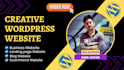 develop your website with wordpress