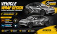 do car wrap design, van wrap and any vehicle wrap design