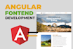 do develop your angular frontend website