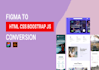 convert figma or ai to HTML CSS boostrap js website
