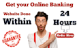 design build create custom online banking website