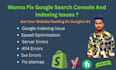fix search console, google indexing issue, XML sitemap, 404 errors 301 redirect