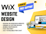 design wix landing  page or wix website or redesign wix