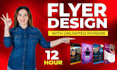 do awesome and professional flyer design