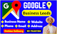 do google map scraping, web scraping, and b2b data extraction for business leads