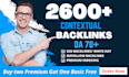 create high quality SEO contextual backlinks with white hat link building
