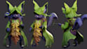 create a stylized 3d character model