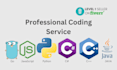 code in javascript golang c plus plus python java c sharp