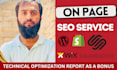 optimize website SEO service on wordpress, shopify, wix and squarespace site
